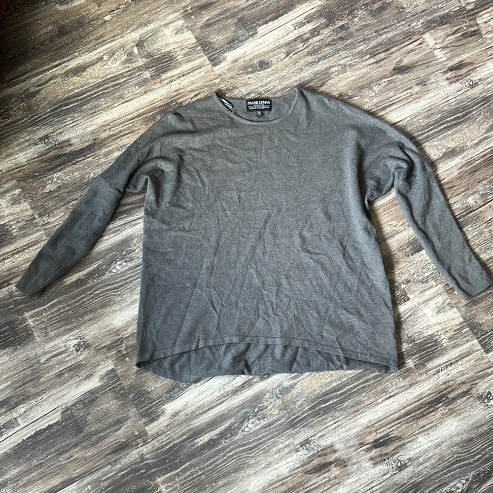 NWOT FRANK LYMAN Gray Long Sleeve Sweater size S
